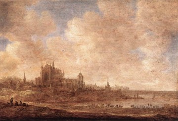 Vista de Leiden Jan van Goyen Pinturas al óleo